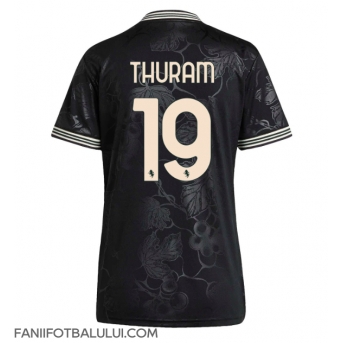 Juventus Khephren Thuram #19 Tricou Fotbal Replică 2025-26 Femei Treilea
